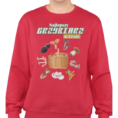 BLUZA grzyby NAJLEPSZY GRZYBIARZ